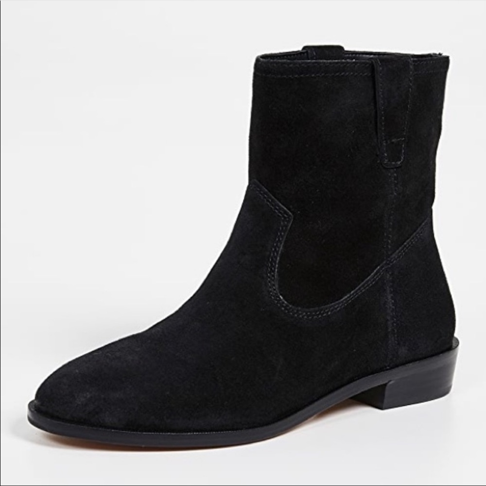 NWT Rebecca Minkoff black suede booties size 6